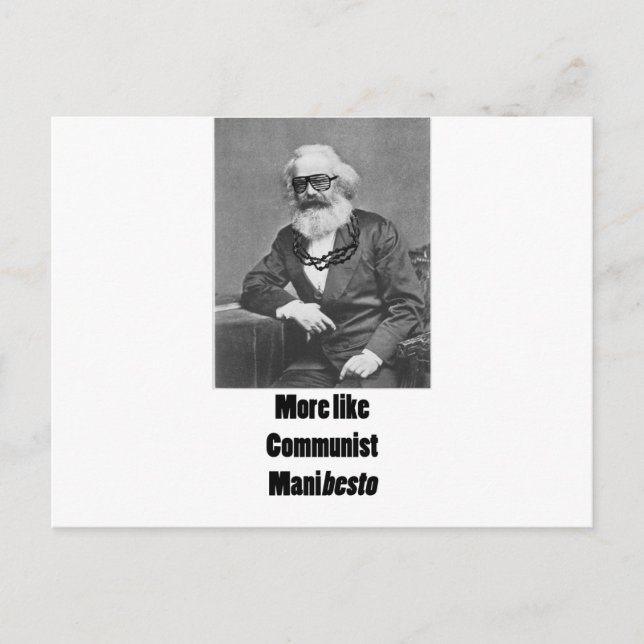 Mehr wie ManiBESTO! Postkarte (Vorderseite)