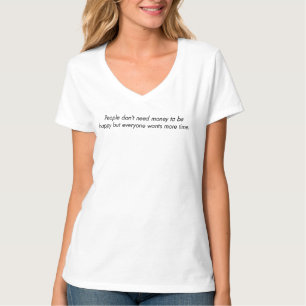 Mehr Zeit für den V-Neck-T - Shirt von Frauen
