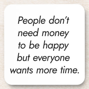 Mehr Zeit harter Kunststoff-Untersetzer Getränkeuntersetzer