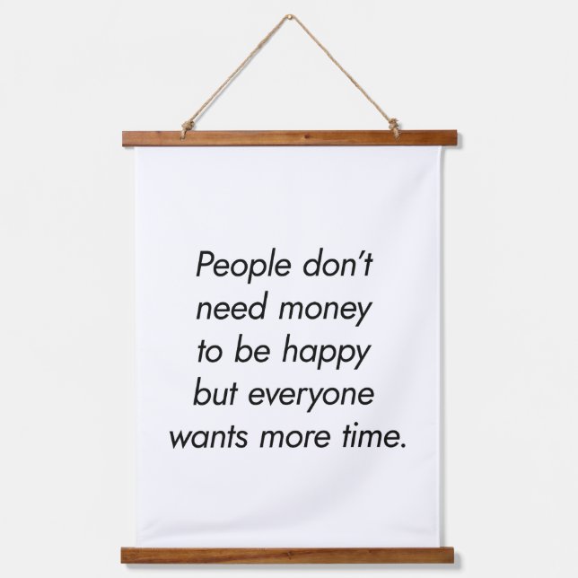 Mehr Zeit Holztäfelung Wandteppiche (Vorderseite)