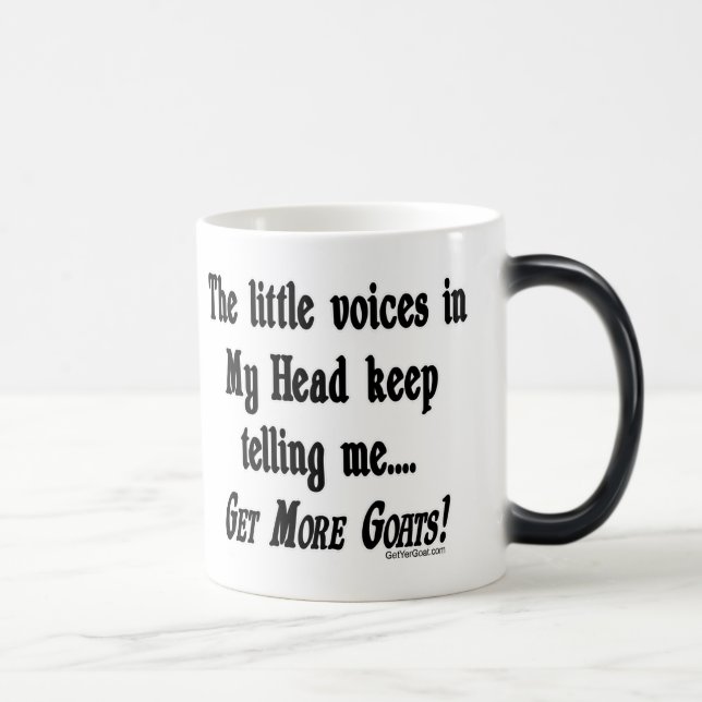 Mehr Ziegen Funny Goat holen Verwandlungstasse (Rechts)