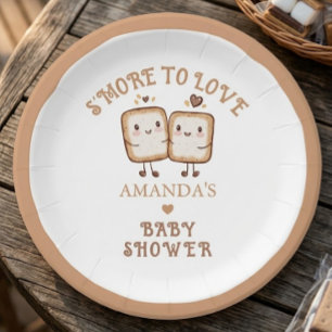 Mehr zur Liebe Campfire Babydusche Pappteller