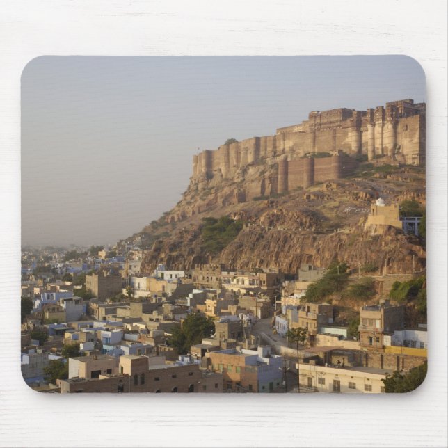 Mehrangarh Fort von Jodhpur. Rajasthan, INDIEN. Mousepad (Vorne)