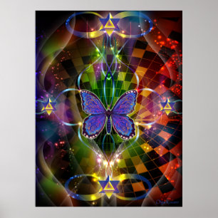 Mehrdimensionale Umwandlung Poster