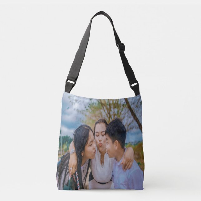 Mehrdruck-Cross-Body-Bag Tragetaschen Mit Langen Trägern (Vorderseite)