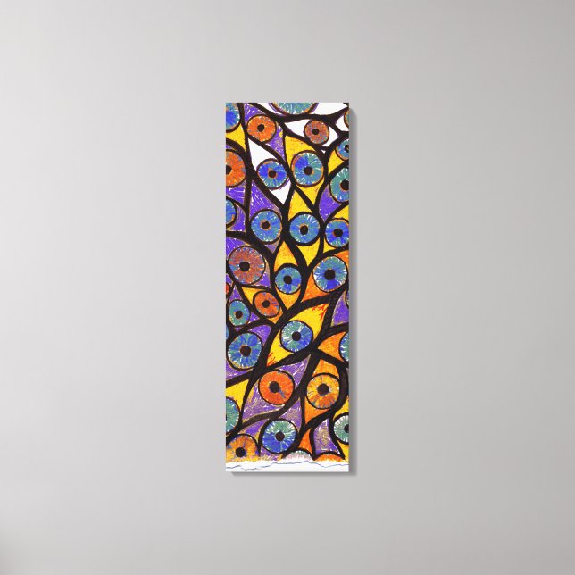 Mehrere Augen auf Leinwand (Vorderseite)