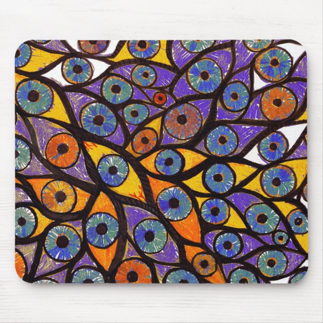 Mehrere Augen Mousepad (Vorne)