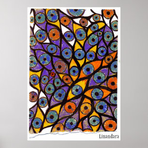 Mehrere Augen Poster