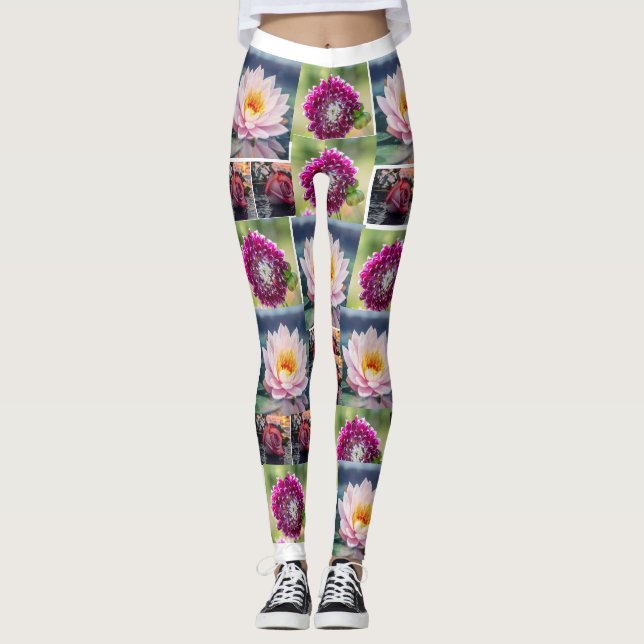 MEHRERE BLUME LEGGINGS (Vorderseite)