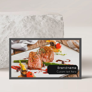 Mehrere Fotos Koch Catering-Profi Lebensmittel Exp Visitenkarte
