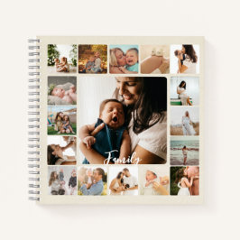 Mehrere Fotos Sammeln eines einfachen Frame-Famili Notizbuch