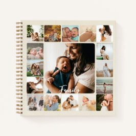 Mehrere Fotos Sammeln eines einfachen Frame-Famili Notizbuch