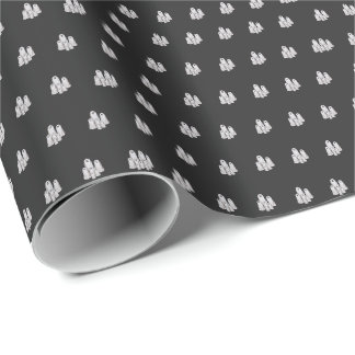 Mehrere Geister Halloween Geschenkpapier