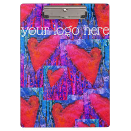 Mehrere Herzen Klemmbrett