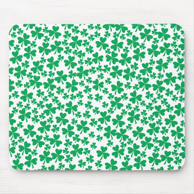 Mehrere Kleeblätter Mousepad (Vorne)