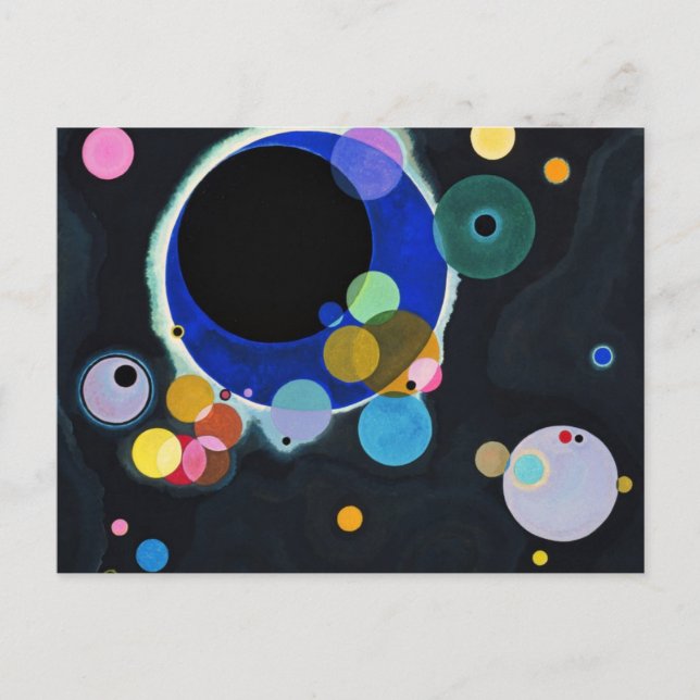 Mehrere Kreise Postkarte (Vorderseite)