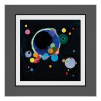 Mehrere Kreise von Wassily Kandinsky