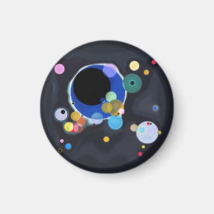 Mehrere Kreise, Wassily Kandinsky digital Magnet