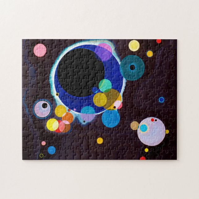 Mehrere Kreise, Wassily Kandinsky Puzzle (Horizontal)