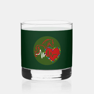 Mehrere Optionen Weihnachtslogo Whiskyglas
