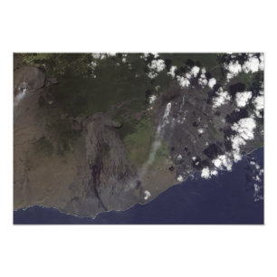 Mehrere Schwaden blasen in Richtung Südsüdwesten Fotodruck