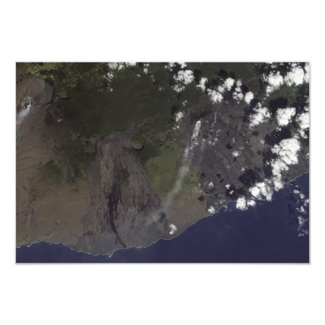 Mehrere Schwaden blasen in Richtung Südsüdwesten Fotodruck (Vorne)