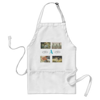 Mehrfach-Foto-Monogramm-Hochzeits-Familien-Geschen Schürze