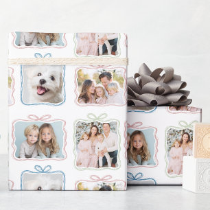 Mehrfach-Foto-Weihnachtsgeschenk Geschenkpapier