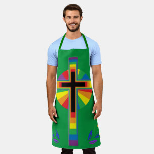 Mehrfach-Print-Gay-Christlich-Clergy-Schürze Schürze