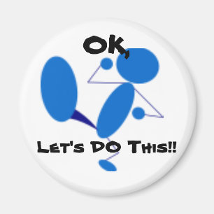 (Mehrfache Produkte, motivierend Sprichwort) Magnet