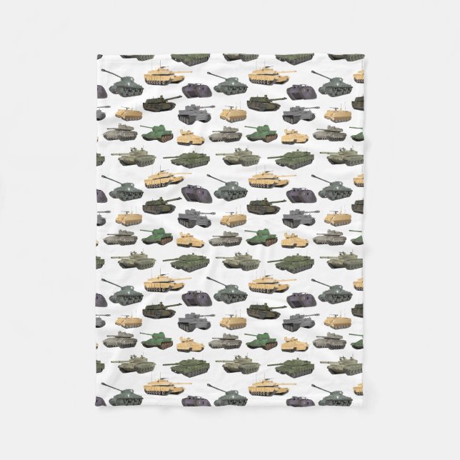 Mehrfache Schlachtzüge Fleecedecke (Vorderseite)