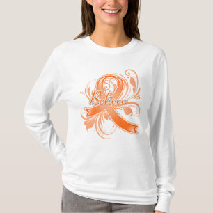 Mehrfache Sklerose glauben blühen Band T-Shirt