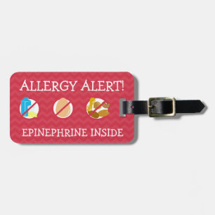 Mehrfacher Nahrungsmittelallergie-Alarm-Umbau für Gepäckanhänger