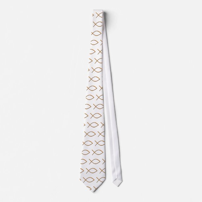 Mehrfaches Gold Icthus Krawatte (Vorderseite)
