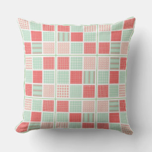 Mehrfaches Quadratmuster Pastell Dekorativ Modern  Kissen