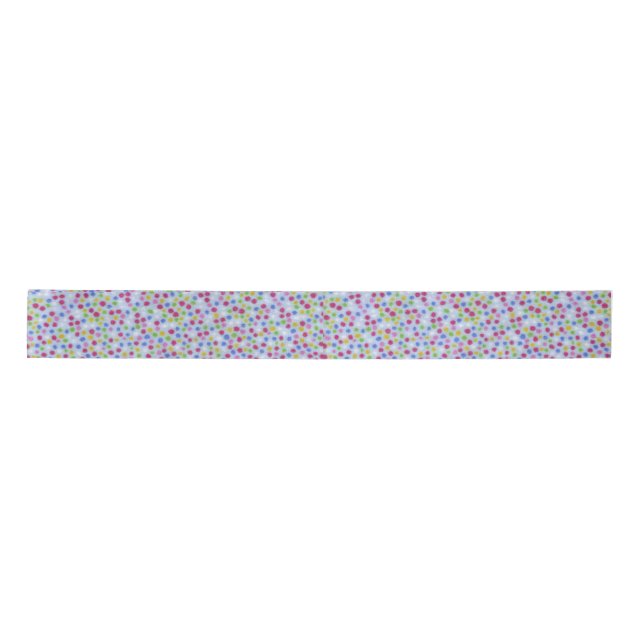 MEHRFARBE POLKA DOT RIBBON SATINBAND (Vorderseite)
