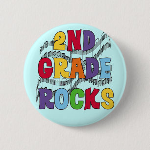 Mehrfarben2. Grad schaukelt T-Shirts und Geschenke Button