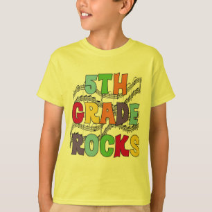 Mehrfarben5. Grad schaukelt T-Shirts und Geschenke