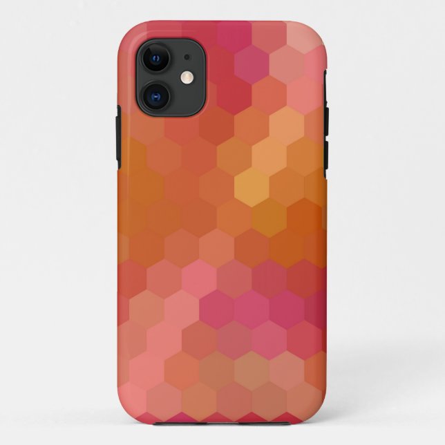 Mehrfarben Hexagon Nahtloses Muster 2 Case-Mate iPhone Hülle (Rückseite)
