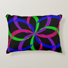Mehrfarbenbild 8 geometrischer Akzent Pillow Dekokissen