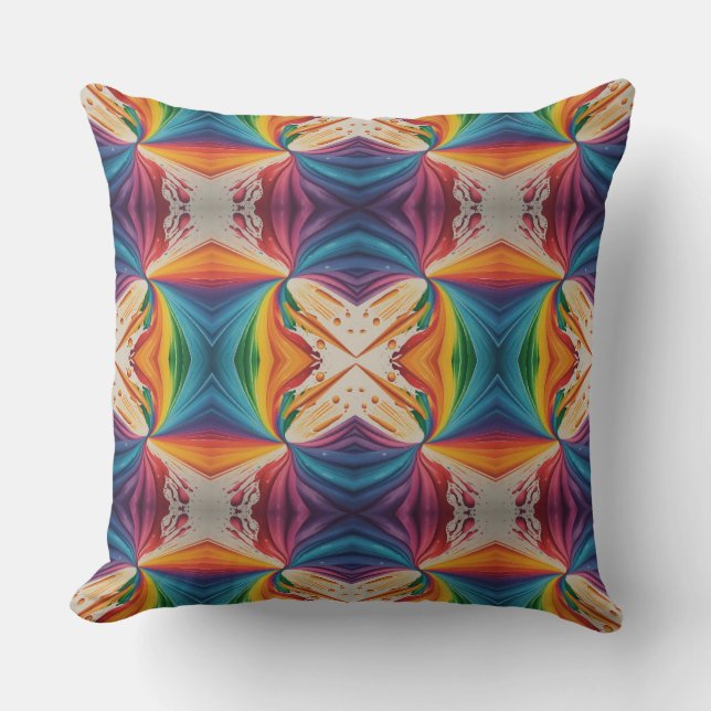 MEHRFARBENE DESIGN KISSEN (Vorderseite)