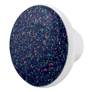 MehrfarbenGlitzerConfetti Keramikknauf
