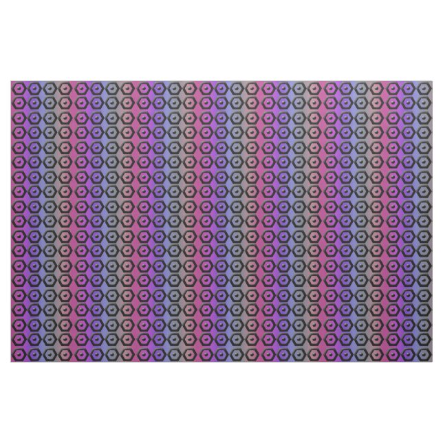 Mehrfarbenhexagon-Baumwollgewebe Stoff (Fat Quarter (45,7 x 55,9 cm))