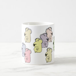Mehrfarbenkoala-Tasse Tasse
