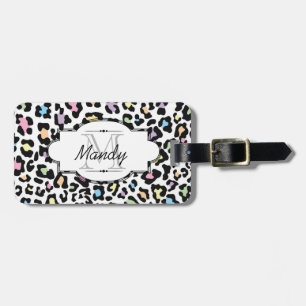 Mehrfarbenleopard-Druck-Gepäckanhänger Gepäckanhänger