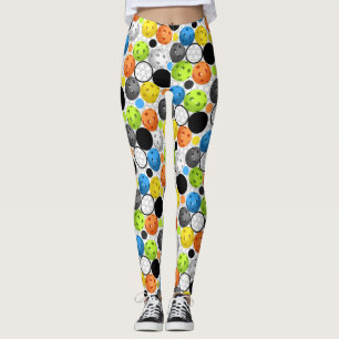 MehrfarbenPickleball Muster Leggings