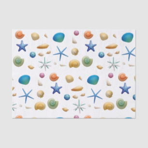 MehrfarbenSeashells Seidenpapier