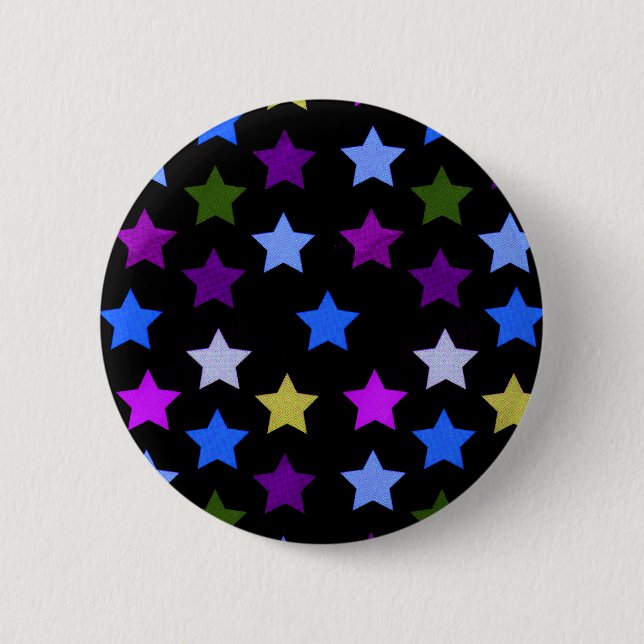 Mehrfarbensternchen-Vereinbarung Abzeichen/Knopf Button (Vorderseite)