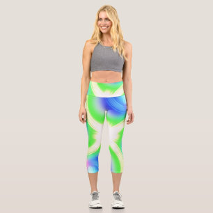 Mehrfarbig Capri Leggings