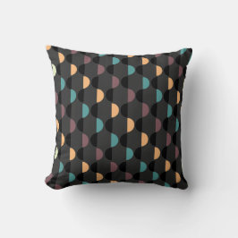 Mehrfarbig Earth Tone Abstrakter Kissen